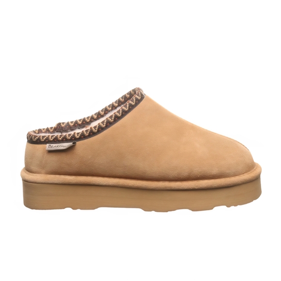 Bearpaw Women's Martis Suede Winter Slipper - Iced Coffee Solid - Picture 6 of 9